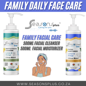 Family Daily Facial Care 500ml Facial Wash + Facial Moisturizing Cream