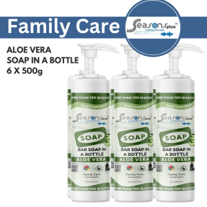 Bar Soap in a bottle Aloe Vera 6X500ML