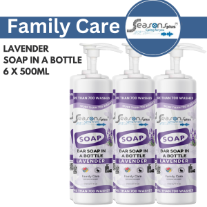 Bar Soap In A Bottle Lavender 6 x 500ml