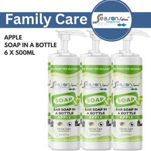 Bar Soap In A Bottle APPLE 6 x 500ml