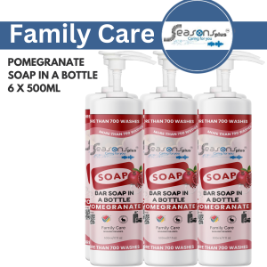 Bar Soap in a bottle Pomegranate 6X500ML (Copy)