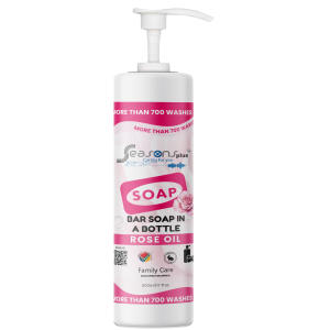 Bar Soap in a bottle Rose oil 500ml